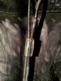 Image 2 of Dichroic hoodie string bead