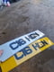 Image of 60MM 4D RAISED PLATE - GLOSS BLACK -METRO FONT