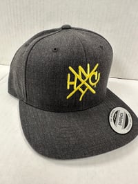 ORIGINAL NYHC New York Hardcore SnapBack Hat Yellow on Grey