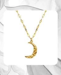 Image 2 of Crescent Necklaces | Gold