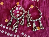 Image 2 of Tribal Kuchi Earrings - (TJ005)