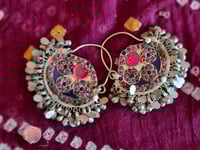 Image 1 of Tribal Kuchi Earrings - (TJ008)