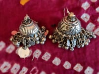 Image 2 of Tribal Kuchi Bell Earrings - (TJ009)