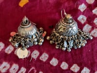 Image 3 of Tribal Kuchi Bell Earrings - (TJ009)