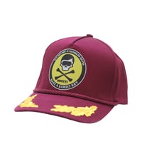 Image 2 of FM "Have A Bandit Day" Captains Hat (Crimson)
