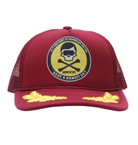 Image 1 of FM "Have A Bandit Day" Captains Trucker (Crimson)
