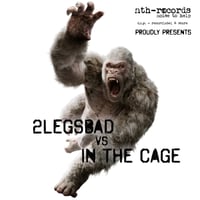 Image 4 of 2LEGSBAD / IN THE CAGE  "SPLIT" (CD)