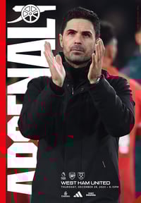 Image 1 of ARSENAL V WEST HAM UTD | THURSDAY, DECEMBER 28