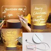 Changing Note Board Night Light DIY Creative Led USB Message Holiday Light With Pen Gift