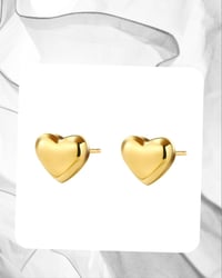 Image 3 of Sweetheart Stud Earrings