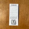 Dizzy & Mundus Press: Bookmark Calendar 2024