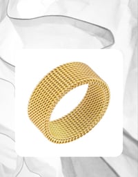 Image 2 of Gold Mesh Ring