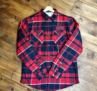 Image 1 of Extreme Culture® - Fleeced Flannel (RED)