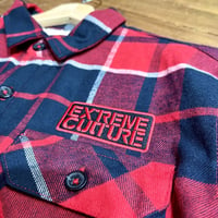 Image 2 of Extreme Culture® - Fleeced Flannel (RED)