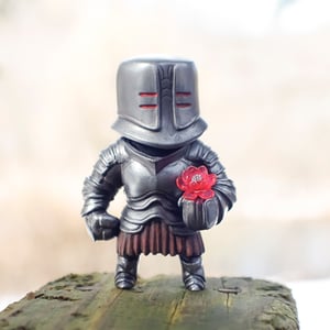 Image of Black Iron Knight (Silver Version)