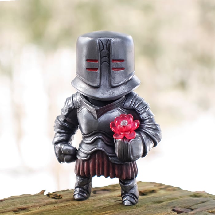 Image of Black Iron Knight (Silver Version)