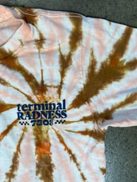 Image 2 of Night Minutes - Tie Dye T-Shirt - PEACHY BROWN