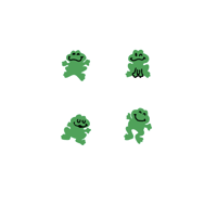cute frog pack