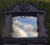 A Large Late Victorian Ebonised Overmantel Mirror