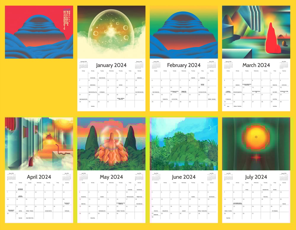 2024 CALENDAR - Hypnagogic Flashes 