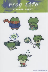 Image 1 of FROG LIFE Sticker Sheet