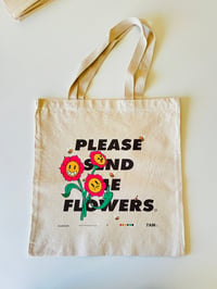 Image 1 of please send me flowers tote 