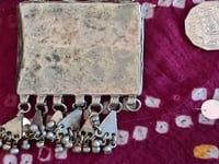 Image 3 of Tribal Kuchi Pendant Blue Moon Rectangle - (TJ011)