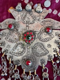 Image 3 of Tribal Central Asian Shield Pendant Huge - (STJO013)