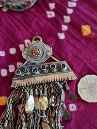 Image 1 of Tribal Kuchi Dangle Pendant Long - (TJ016)