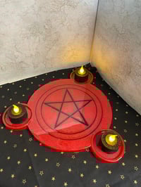 Image 1 of 3 Candle Pentacle