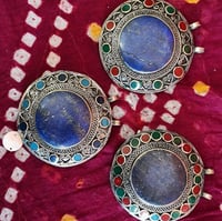 Image 3 of Tribal Turcoman Filled Pendants 4 off  - (TJ017)