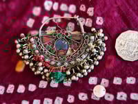 Image 2 of Tribal Kuchi Half Circle Pendant - (TJ012)