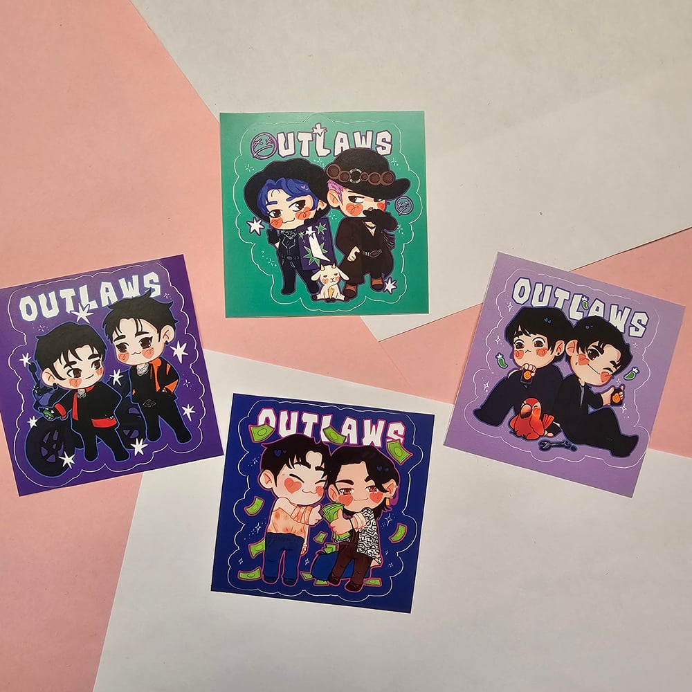 ATEEZ - Outlaw Unit Stickers