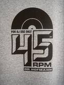 “SUPER 45 RPM” - Gris jaspeado - Organic cotton