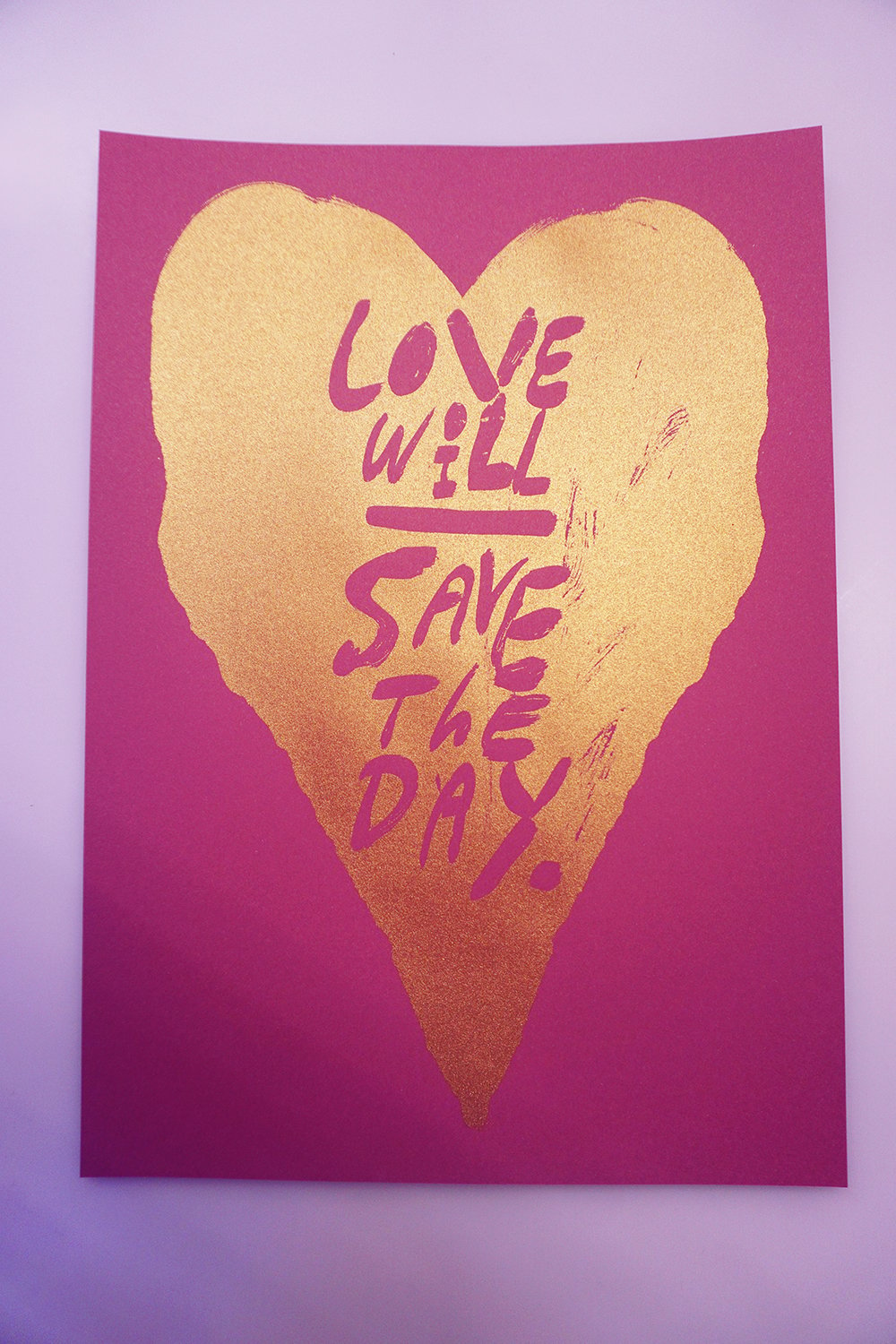 PRINTS FOR PALESTINE / LOVE WILL SAVE THE DAY 