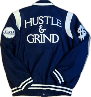 Image of Hustle & Grind Letterman Varsity Coat