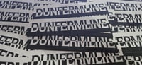 Image 2 of Pack Of 25 16x4cm Dunfermline Football/Ultras Stickers.