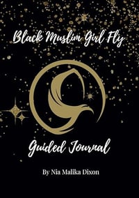 Black Muslim Girl Fly Guided Journal