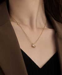 Image 1 of 苹果锆石项链 apple-shape zircon necklace 