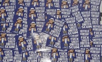 Image 1 of Pack of 25 7x7cm Sheffield Wednesday Anti United Football/Ultras Stickers.