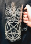 Necrophobic Etched Glass Mug