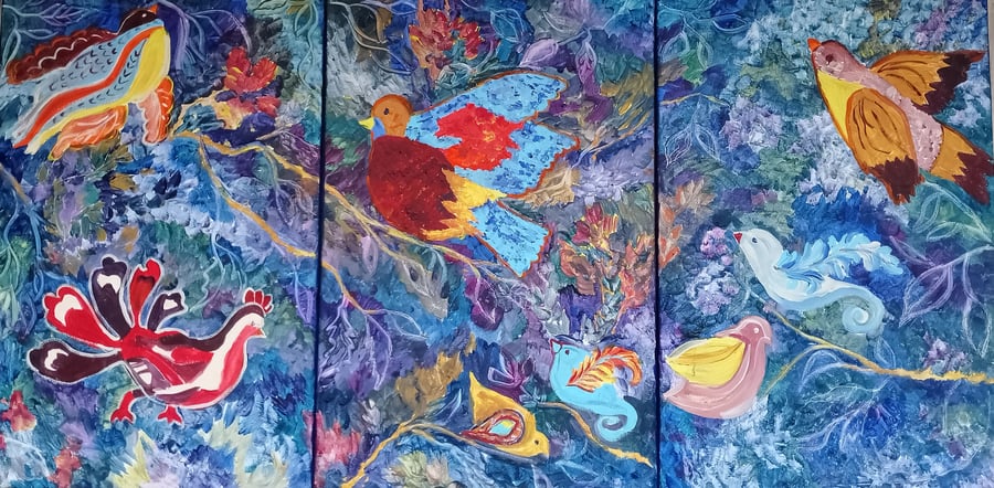 Image of Birds of a fairy forest