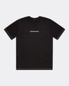 BLACK // CONTRAST STITCH TEE