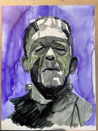 Alcohol Ink Frankenstein’s Monster