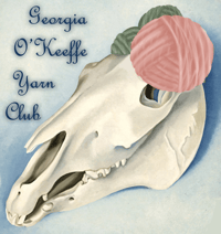 Image 1 of Georgia O'Keeffe Monthly Yarn Club!