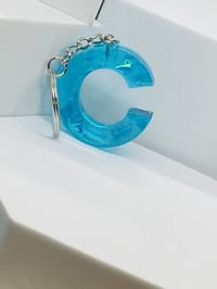 Image 1 of A-J alphabet keychains
