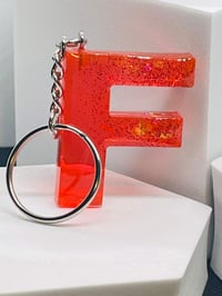 Image 2 of A-J alphabet keychains