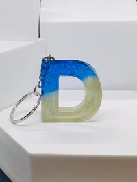 Image 5 of A-J alphabet keychains