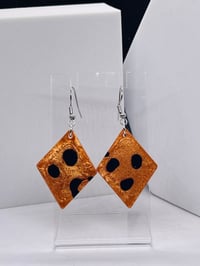 Image 2 of Chocolate Chip Resin Earrings