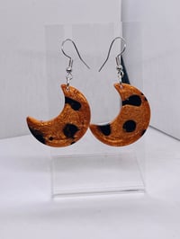 Image 3 of Chocolate Chip Resin Earrings